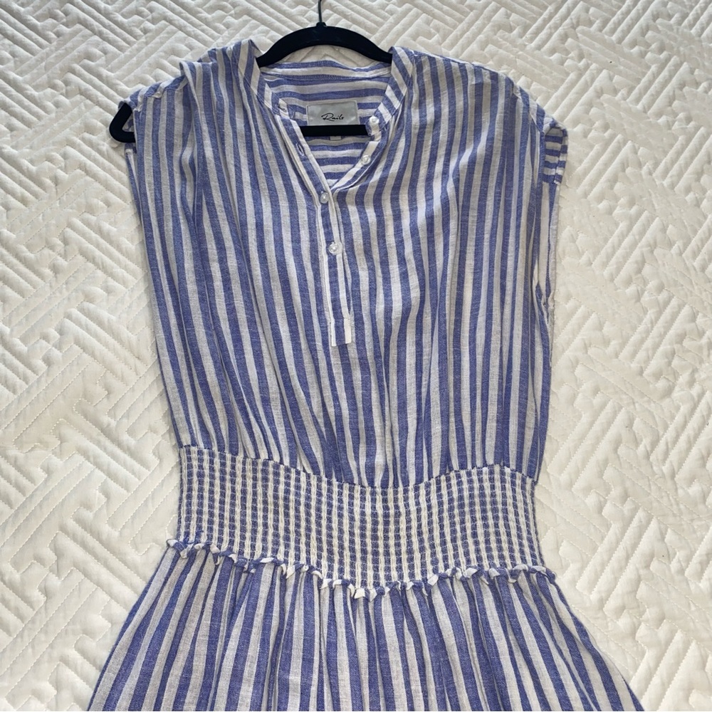 Rails Angelina Boracay Stripe Dress Women’s Small Blue White - Picture 6 of 9